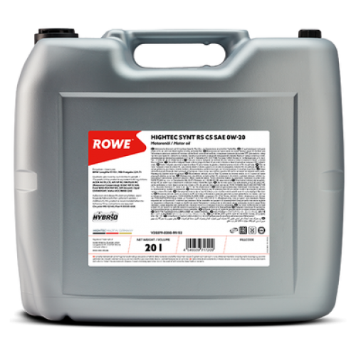 ROWE HIGHTEC SYNT RS C5 SAE 0W-20  20lt