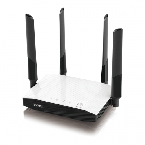 Wi-Fi маршрутизатор Zyxel NBG6604, AC1200, 802.11a/b/g/n/ac (300+867 Мбит/с), 1xWAN, 4xLAN (нет поддержки L2TP и PPTP)
