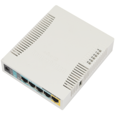 Точка доступа wi-fi MikroTik RouterBOARD 951Ui-2HnD with 600Mhz CPU, 128MB RAM, 5xLAN, built-in 2.4Ghz 802b/g/n 2x2 two chain wireless with integrated antennas, desktop case, PSU, RouterOS L4