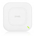 Гибридная точка доступа Zyxel NebulaFlex NWA50AX, WiFi 6, 802.11a/b/g/n/ac/ax (2,4 и 5 ГГц), MU-MIMO, антенны 2x2, до 575+1200 Мбит/с, 1xLAN GE, PoE, без поддержки Captive portal и WPA-Enterprise, защ