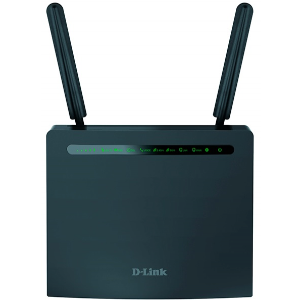 Маршрутизатор D-Link DWR-980/4HDA1E, Wireless AC1200 4G LTE Router with 1 USIM/SIM Slot, 1 10/100/1000Base-TX WAN port, 4 10/100/1000Base-TX LAN ports, 2 FXS ports, 1 ADSL/VDSL port and 1 USB Port. 802.11b/g/n co
