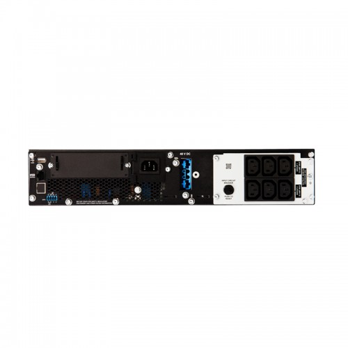 Smart-UPS SRT 1.0кВт / 1.0кВА, On-Line, Extended-run, Black, Rack 2U, with PowerChute Business Edition sofware, Interface Port RJ-45 Serial, Smart-Slot, USB, (6) IEC 320 C13, Network Card