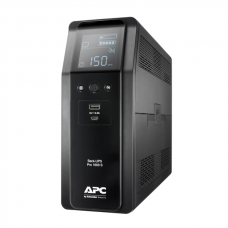 Источник бесперебойного питания для персональных компьютеров APC  Back-UPS Pro BR 1600VA/960W, Sinewave,8xC13 Outlets(2 Surge & 6 batt.), AVR, LCD, Data/DSL protect, USB