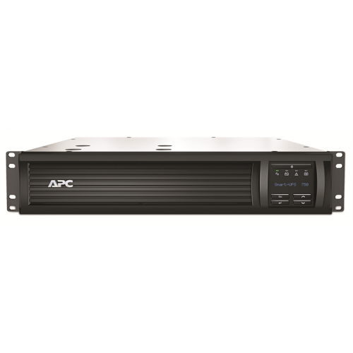 Источник бесперебойного питания  мощностью 750ва/500вт для серверов с предустано APC Smart-UPS 750VA/500W, RM 2U, Line-Interactive, LCD, Out: 220-240V 4xC13 (2-Switched), SmartSlot, USB, Pre-Inst. Network Card 