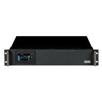 Источник бесперебойного питания Powercom King Pro RM, Line-Interactive, 1500VA/1200W, Rack mount 2U, IEC, Serial+USB, SmartSlot, LCD, black (1152600)