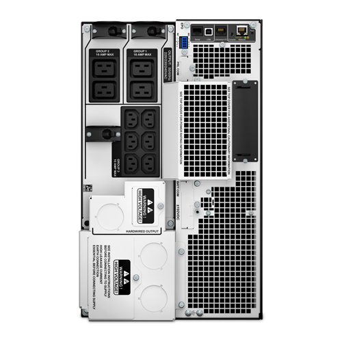Источник бесперебойного питания для персональных компьютеров и серверов APC Smart-UPS SRT, 8000VA/8000W, On-Line, Extended-run, Black, Tower (Rack 6U convertible), Pre-Inst. Web/SNMP, with PC Business