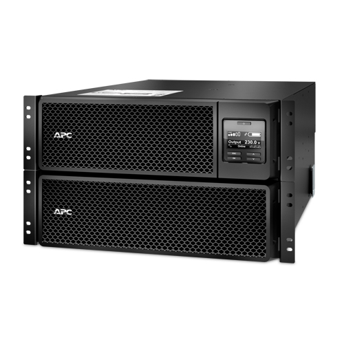 Источник бесперебойного питания для персональных компьютеров и серверов APC Smart-UPS SRT RM, 8000VA/8000W, On-Line, Extended-run, Rack 6U (Tower convertible), Pre-Inst. Web/SNMP, with PC Business, Black