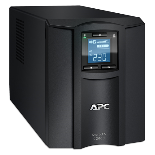 Источник бесперебойного питания APC Smart-UPS C 2000VA/1300W, 230V, Line-Interactive, LCD (незначительное повреждение коробки)