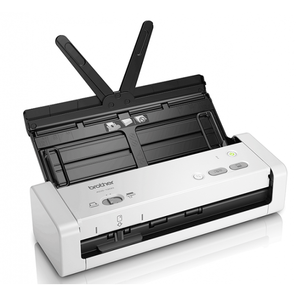 Документ-сканер Brother ADS-1200, A4, 25 стр/мин, цветной, 1200 dpi, Duplex, ADF20, USB 3.0