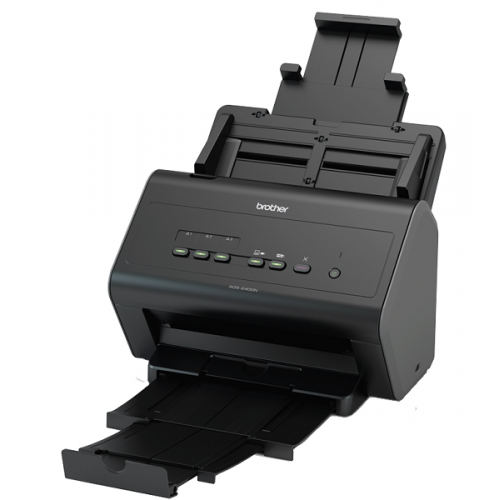 Настольные сканеры Brother Документ-сканер ADS-2400N, A4, 40 стр/мин, 256 Мб, цветной, Duplex, ADF50, USB 2.0, GigaLAN, FineReader Sprint