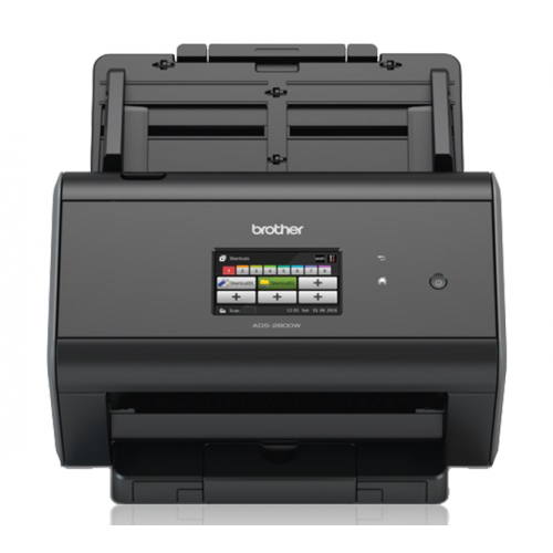 Настольные сканеры Brother Документ-сканер ADS-2800W, A4, 30 стр/мин, 512 Мб, цветной, Duplex, ADF50, сенс.экран, WiFi, USB, FineReader Sprint