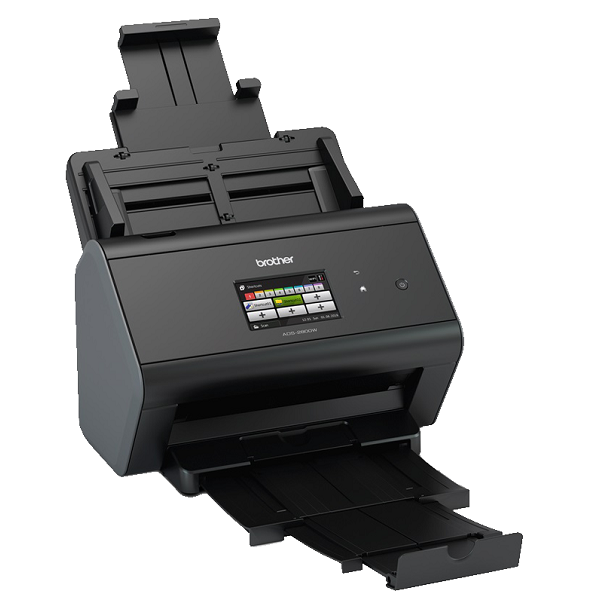 Настольные сканеры Brother Документ-сканер ADS-2800W, A4, 30 стр/мин, 512 Мб, цветной, Duplex, ADF50, сенс.экран, WiFi, USB, FineReader Sprint