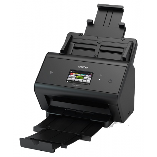 Настольные сканеры Brother Документ-сканер ADS-3600W, A4, 50 стр/мин, 512 Мб, цветной, Duplex, ADF50, сенс.экран, USB 3.0, WiFi, NFC, FineReader