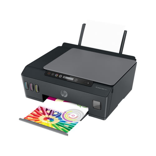 Многофункциональное устройство HP Smart Tank 500 AiO Printer (p/c/s, A4, 4800x1200dpi, CISS, 11(5)ppm, 1tray 100, USB2.0, 1y war, cartr. B 18K & 8K CMY in box)