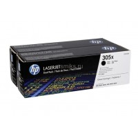 Картридж HP CLJ Pro 300 Color M351/Pro400ColorM451 (O) CE410XD, BK, 4K*2, 305X
